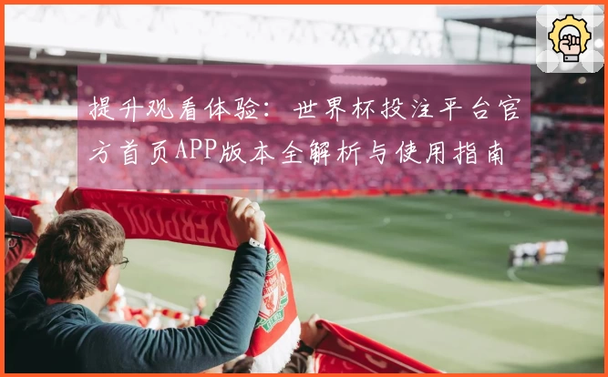 提升观看体验：世界杯投注平台官方首页APP版本全解析与使用指南